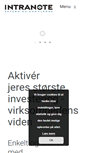 Mobile Screenshot of intranote.dk